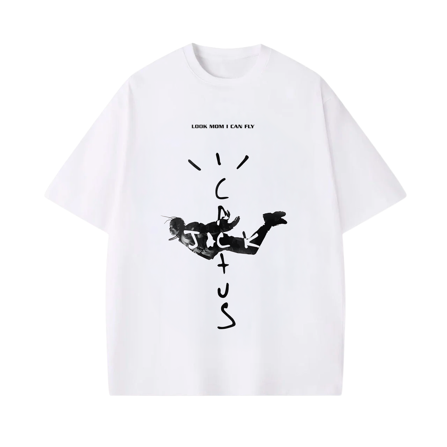 Camiseta Travis Scott Look mom I can fly
