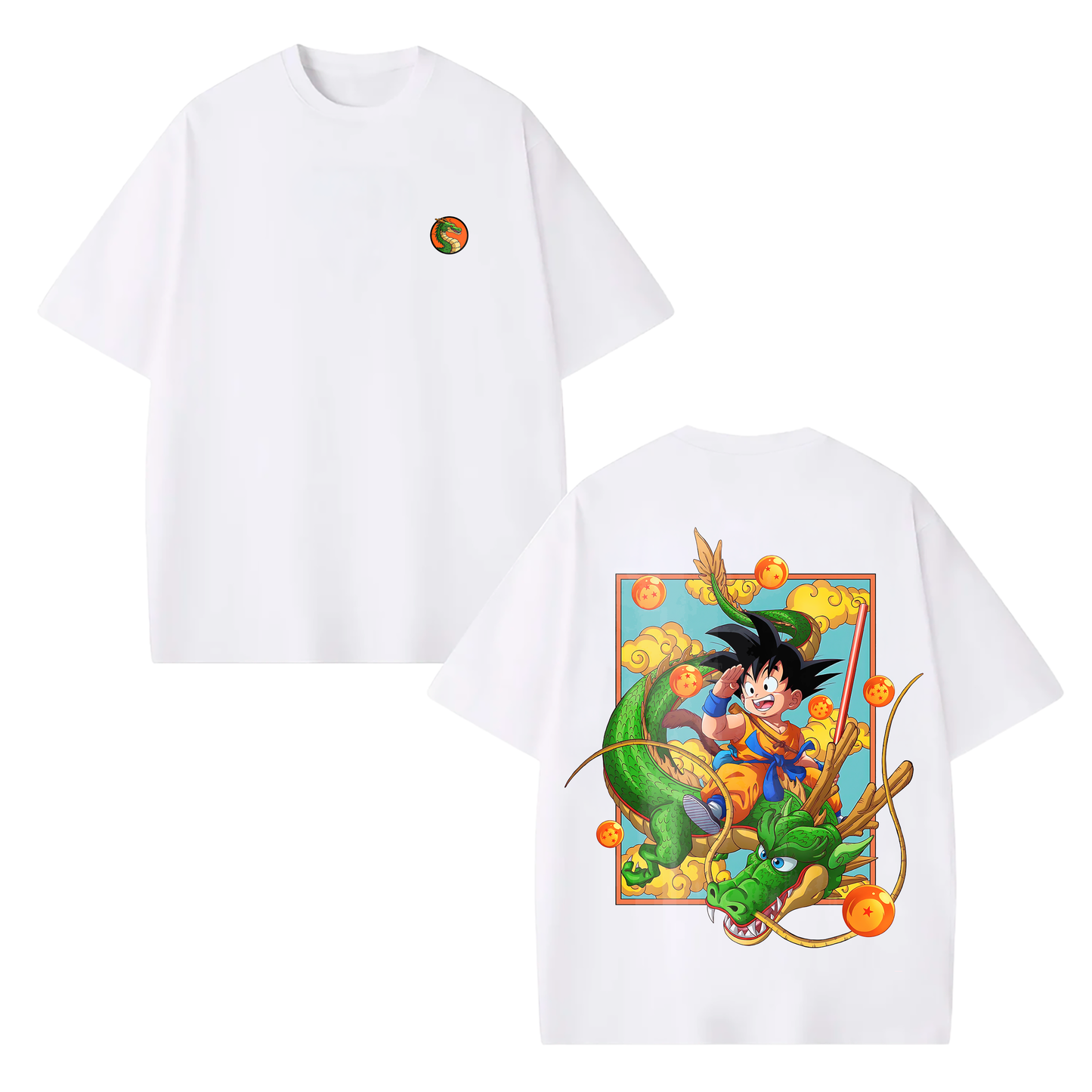 Camiseta Bola de dragón Goku y Shenlong