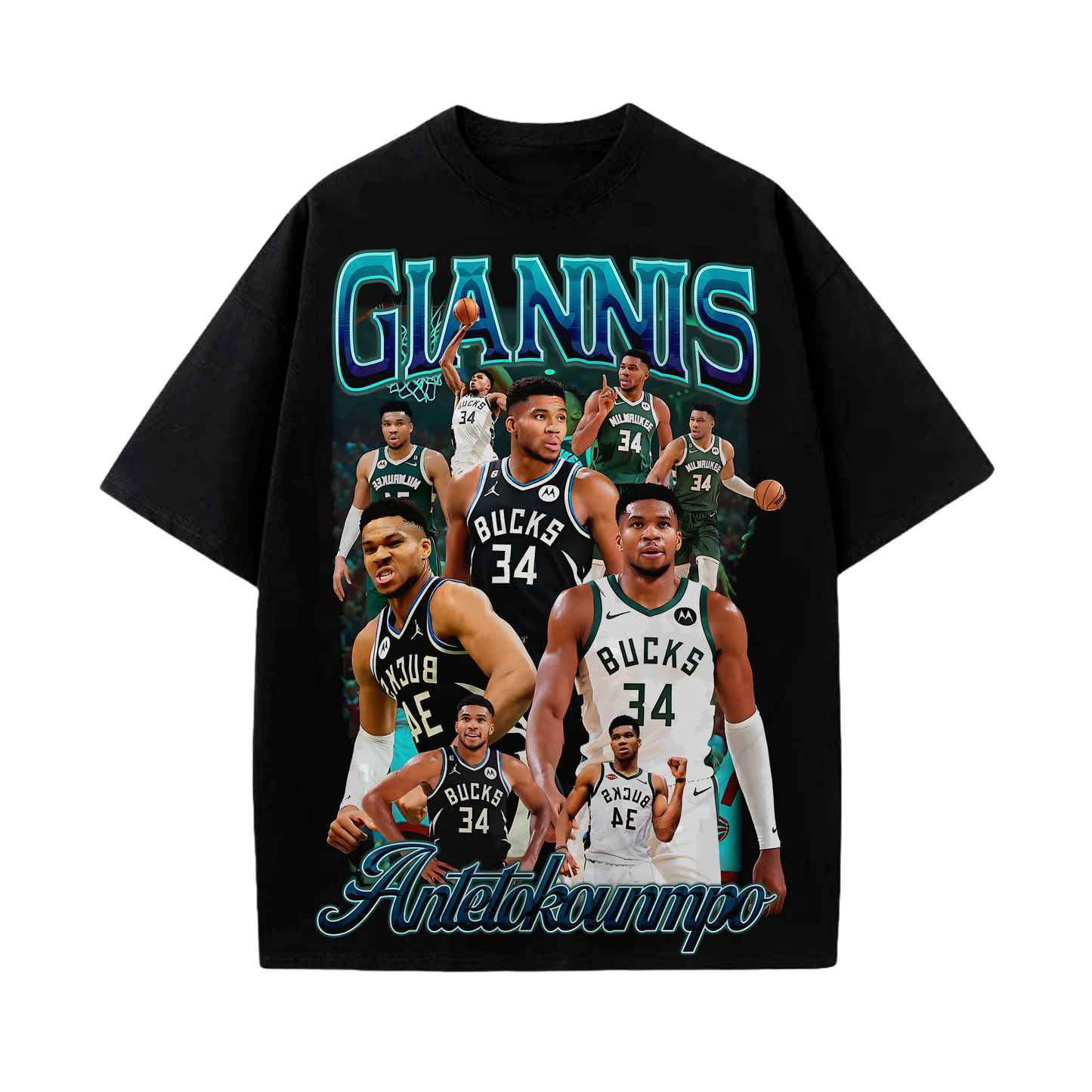Camiseta Giannis Antetokounmpo fan art