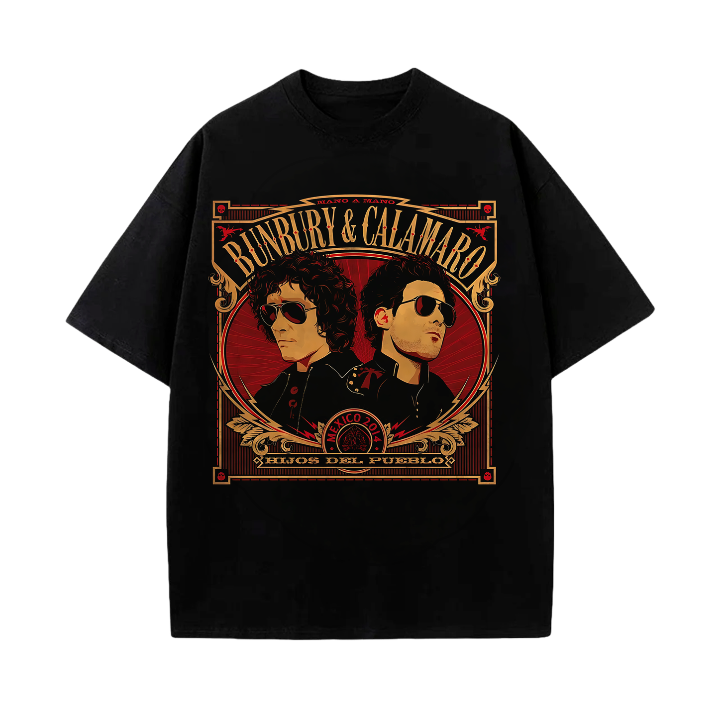 Camiseta Bunbury y Calamaro