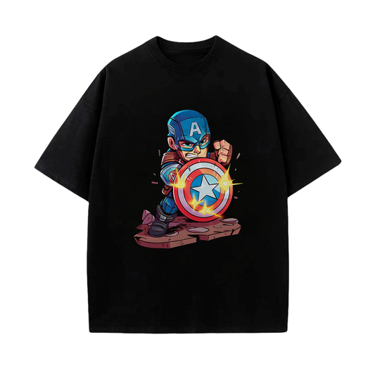 Camiseta Capitan America animación