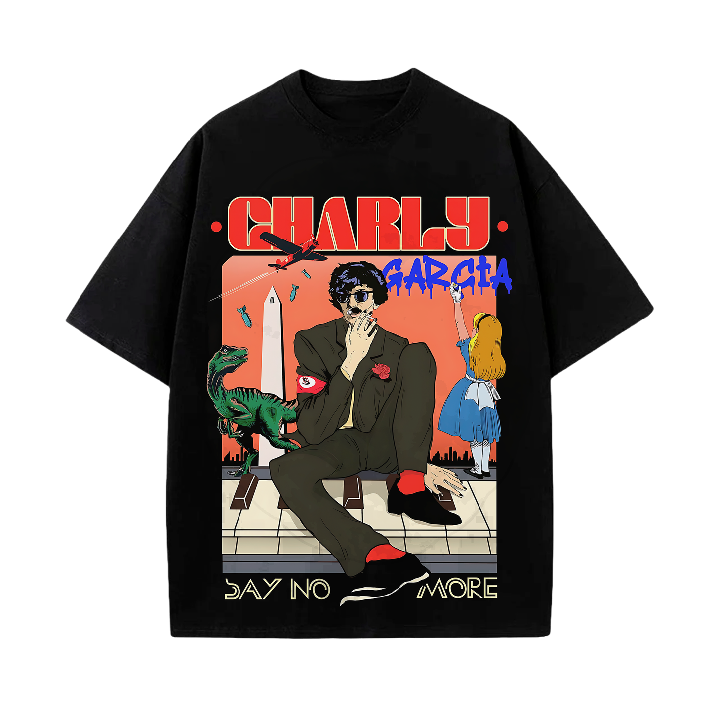 Camiseta Charly Garcia Say no more