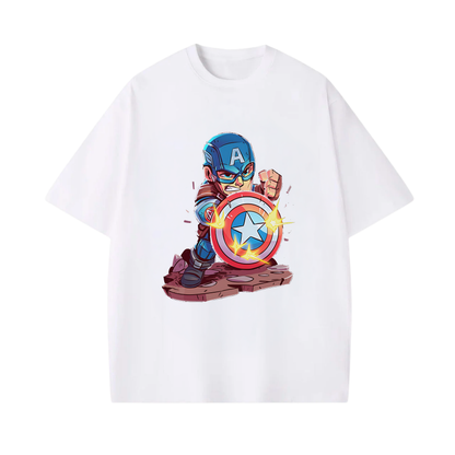 Camiseta Capitan America animación