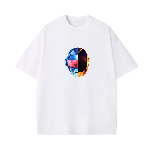 Camiseta Daft Punk cascos