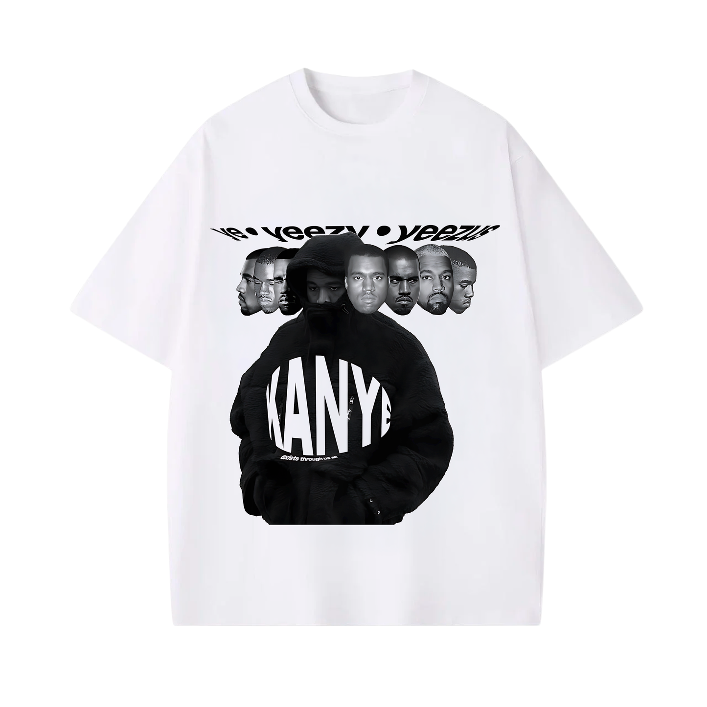 Camiseta Kanye West caras