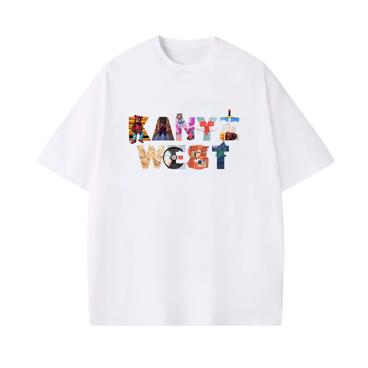 Camiseta Kanye West letras