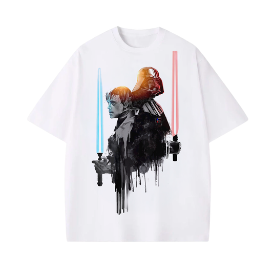Camiseta Luke Skywalker y Darth Vader