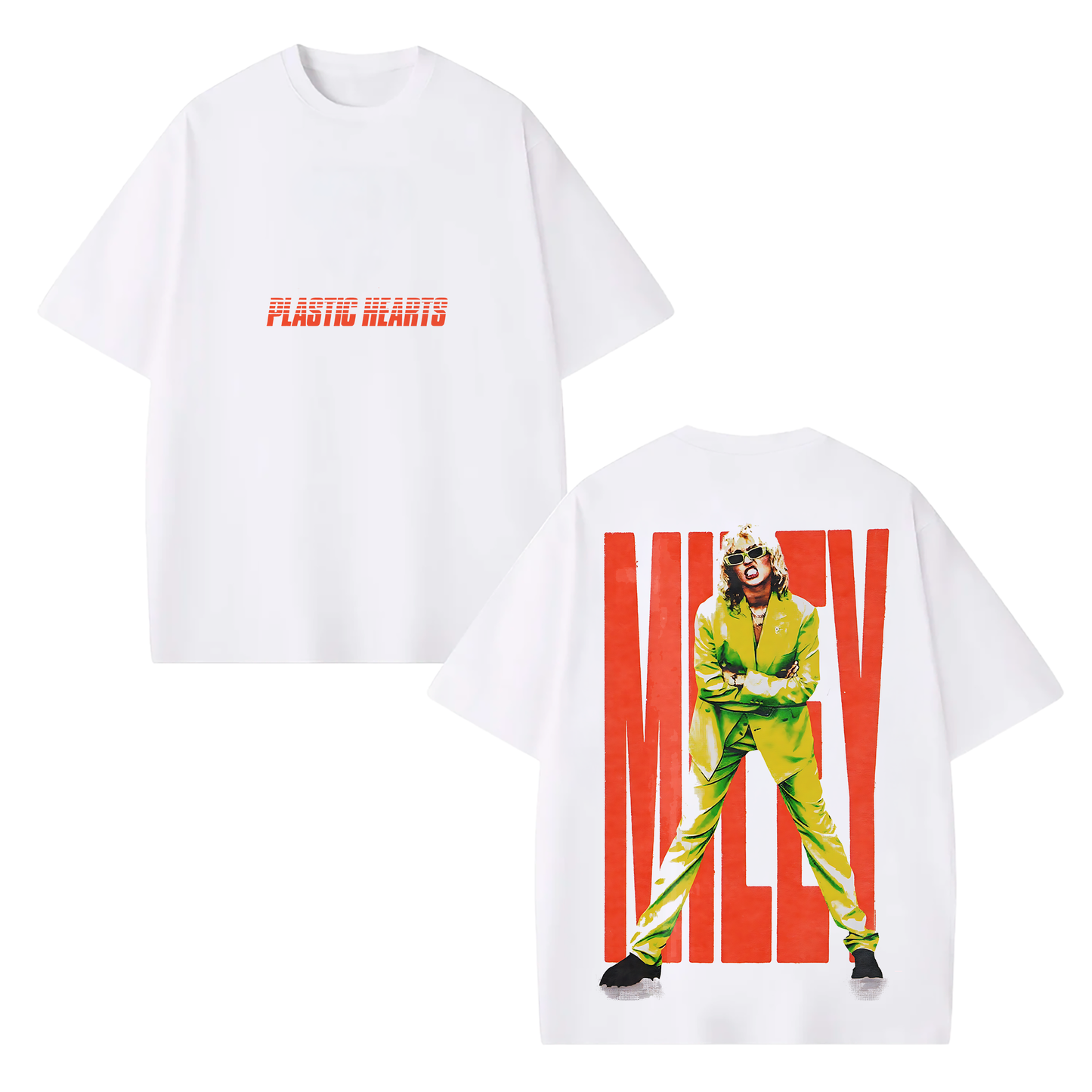 Camiseta Miley Cyrus Plastic Hearts