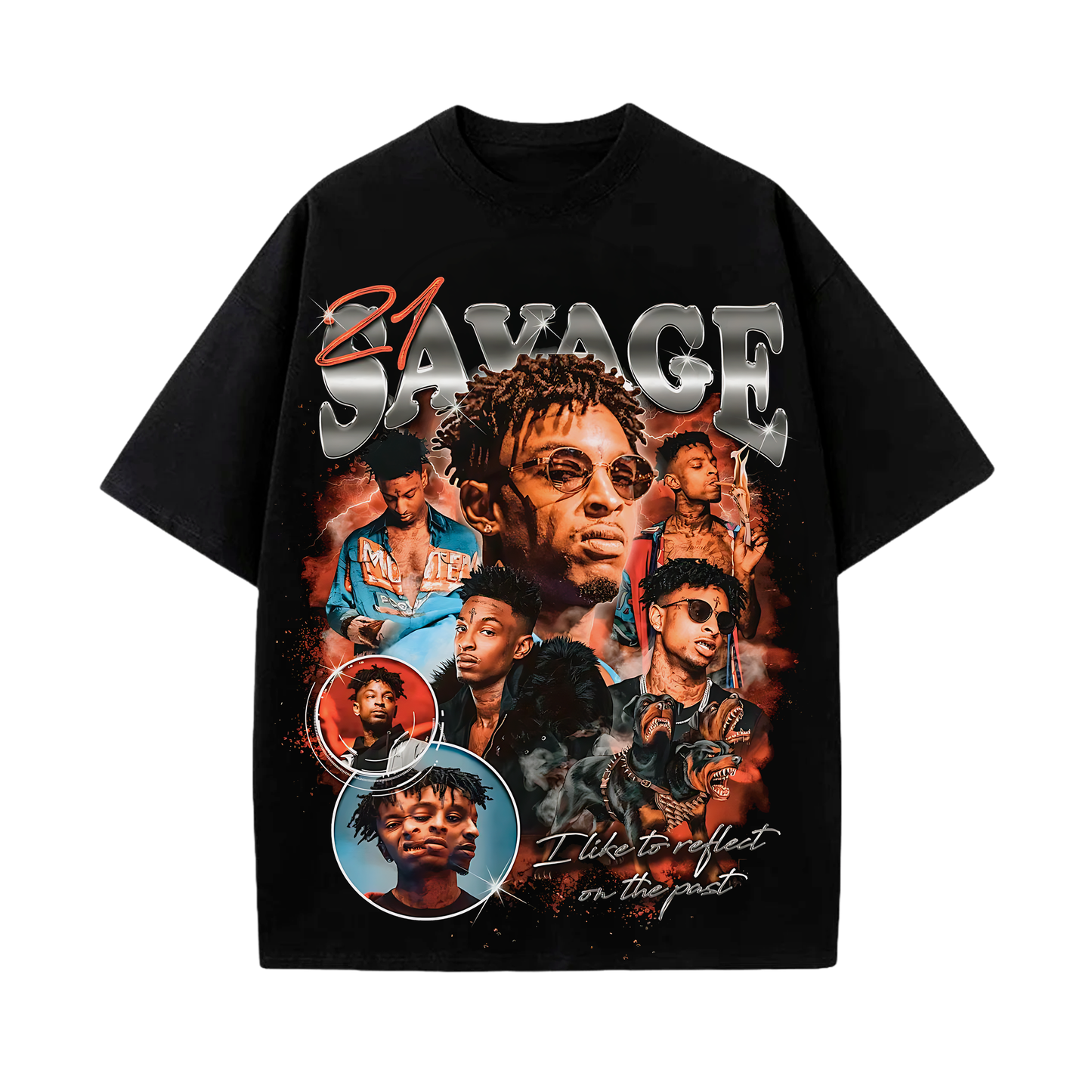Camiseta 21 Savage fan art