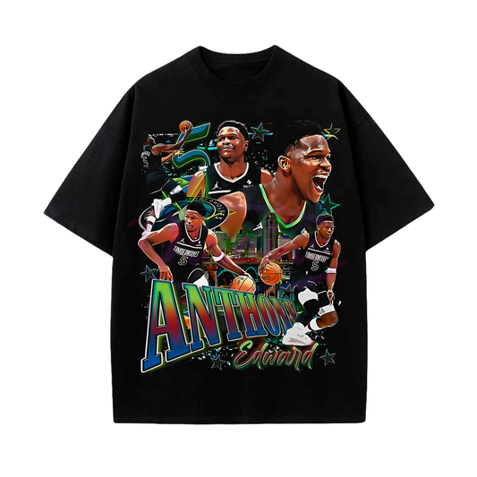 Camiseta Anthony Edwards fan art