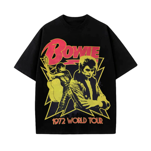 Camiseta David Bowie 1972 world tour