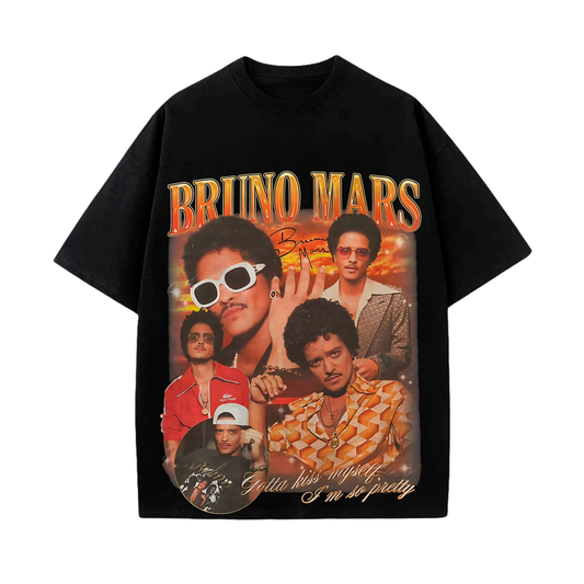 Camiseta Bruno Mars fan art