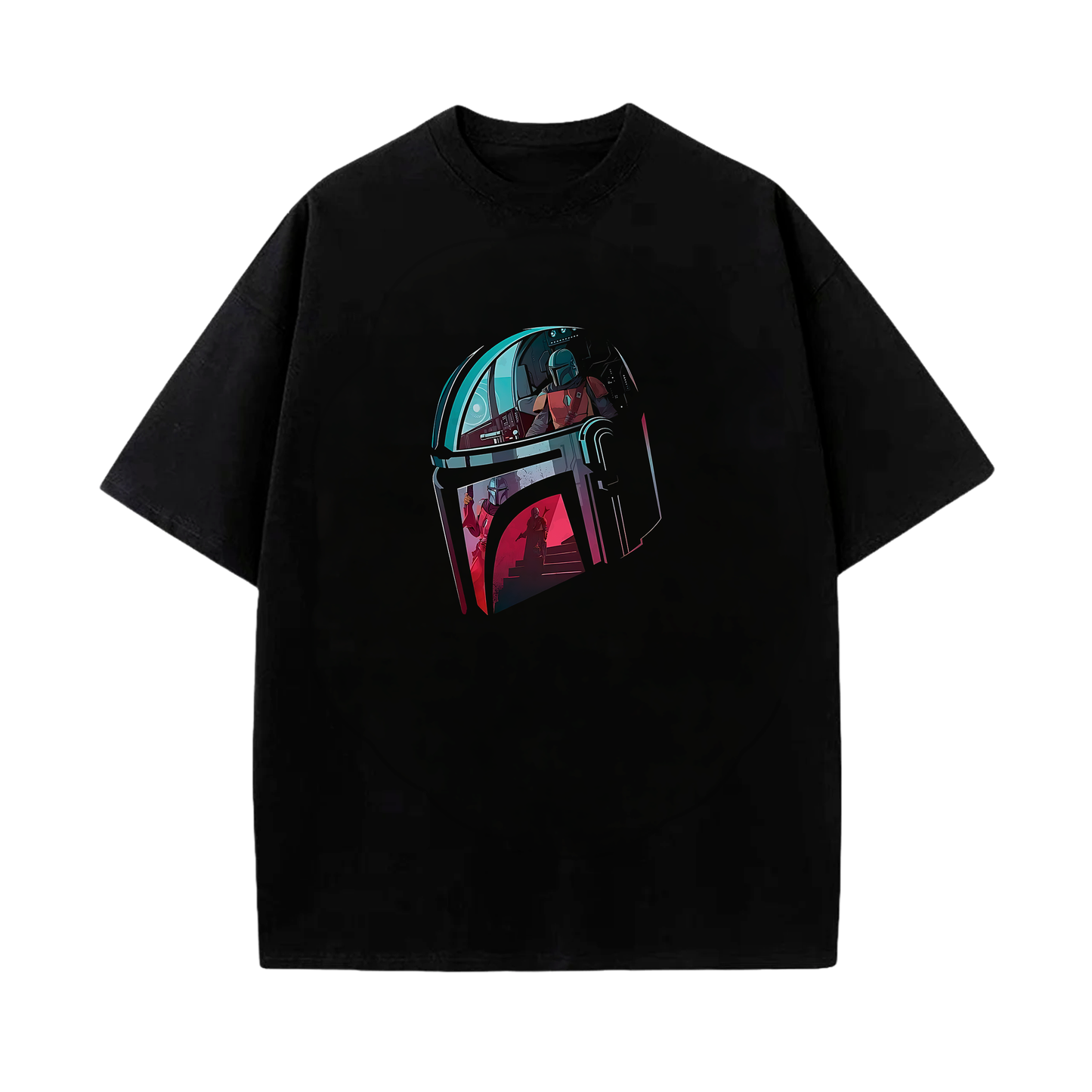 Camiseta Star Wars Boba Fett casco
