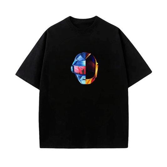 Camiseta Daft Punk cascos