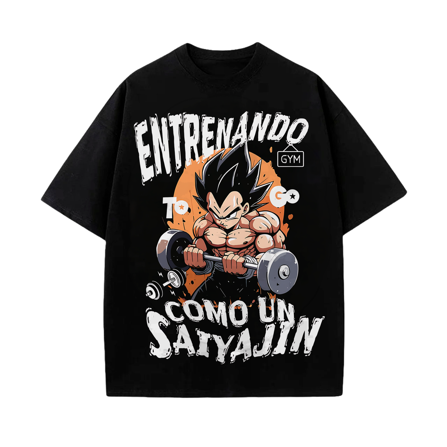 Camiseta Bola de Dragon Saiyajin Gym