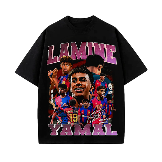Camiseta Lamine Yamal FC Barcelona fan art