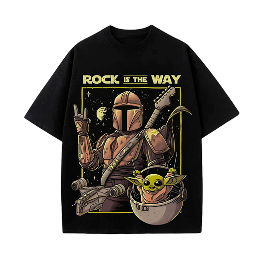 Camiseta The Mandalorian Rock is the way