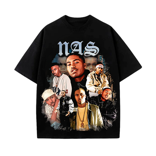 Camiseta Nas fan art