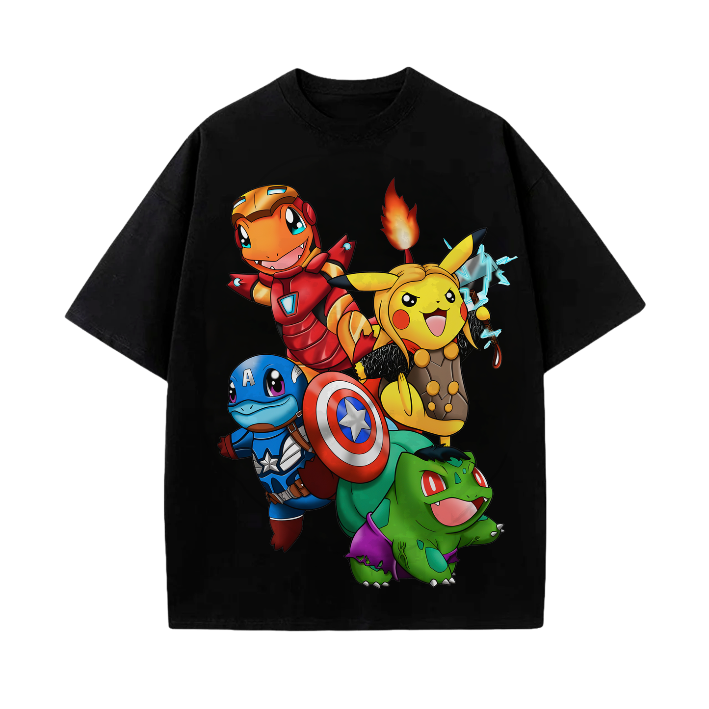 Camiseta Pokemon Avengers