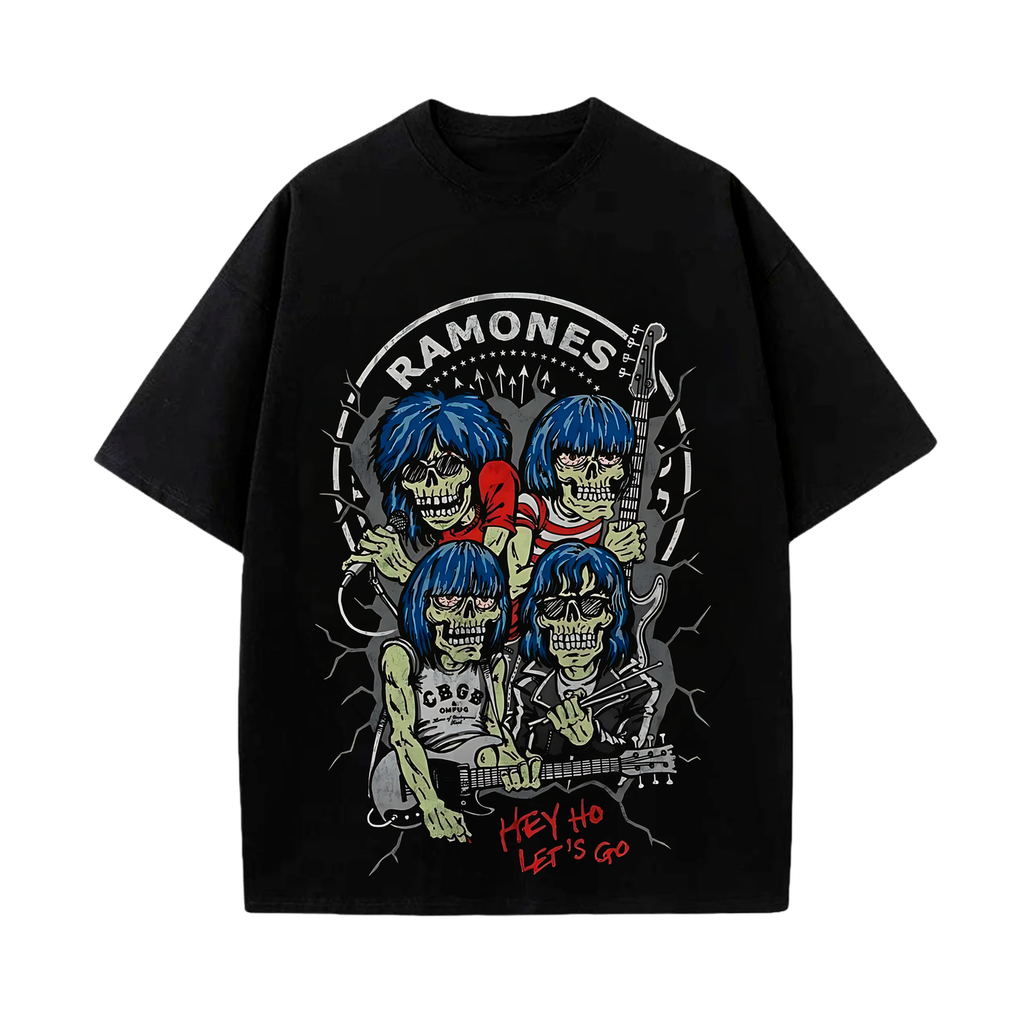 Camiseta Ramones Hey Ho! Let's Go
