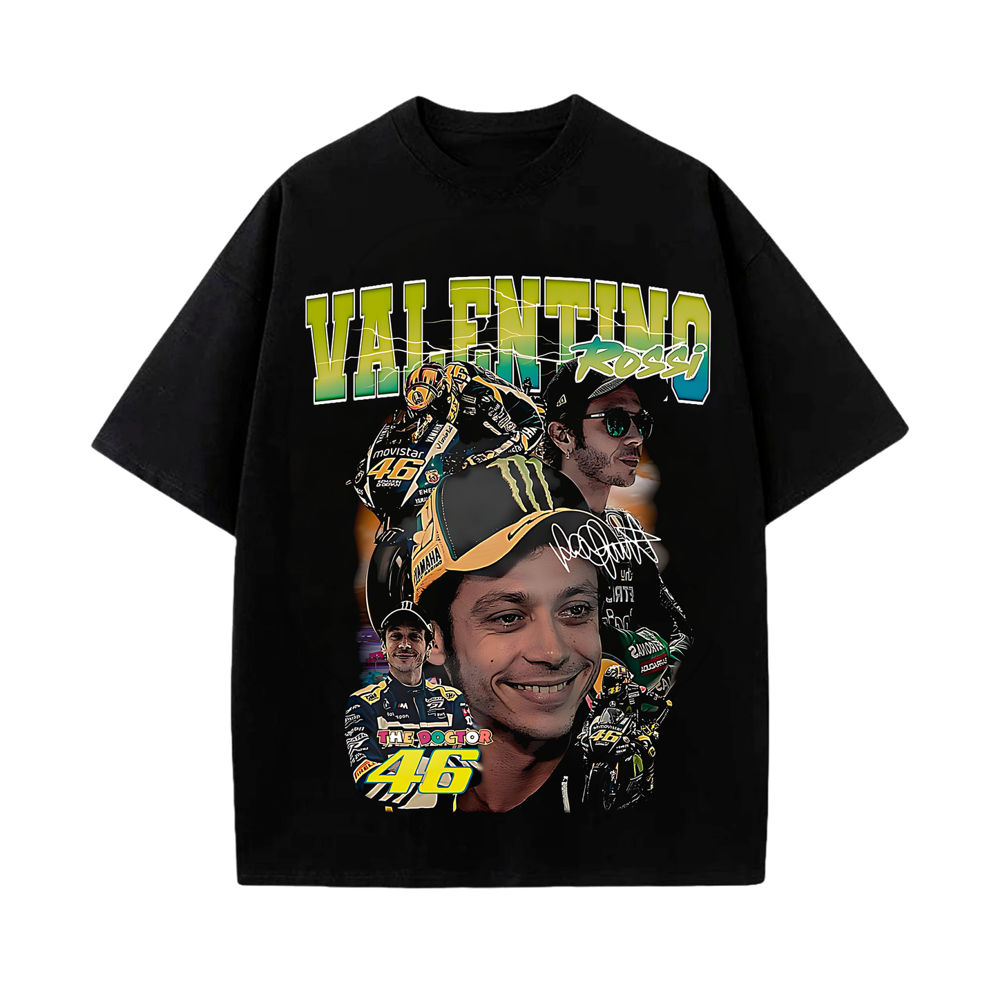 Camiseta Moto GP Valentino Rossi fan art