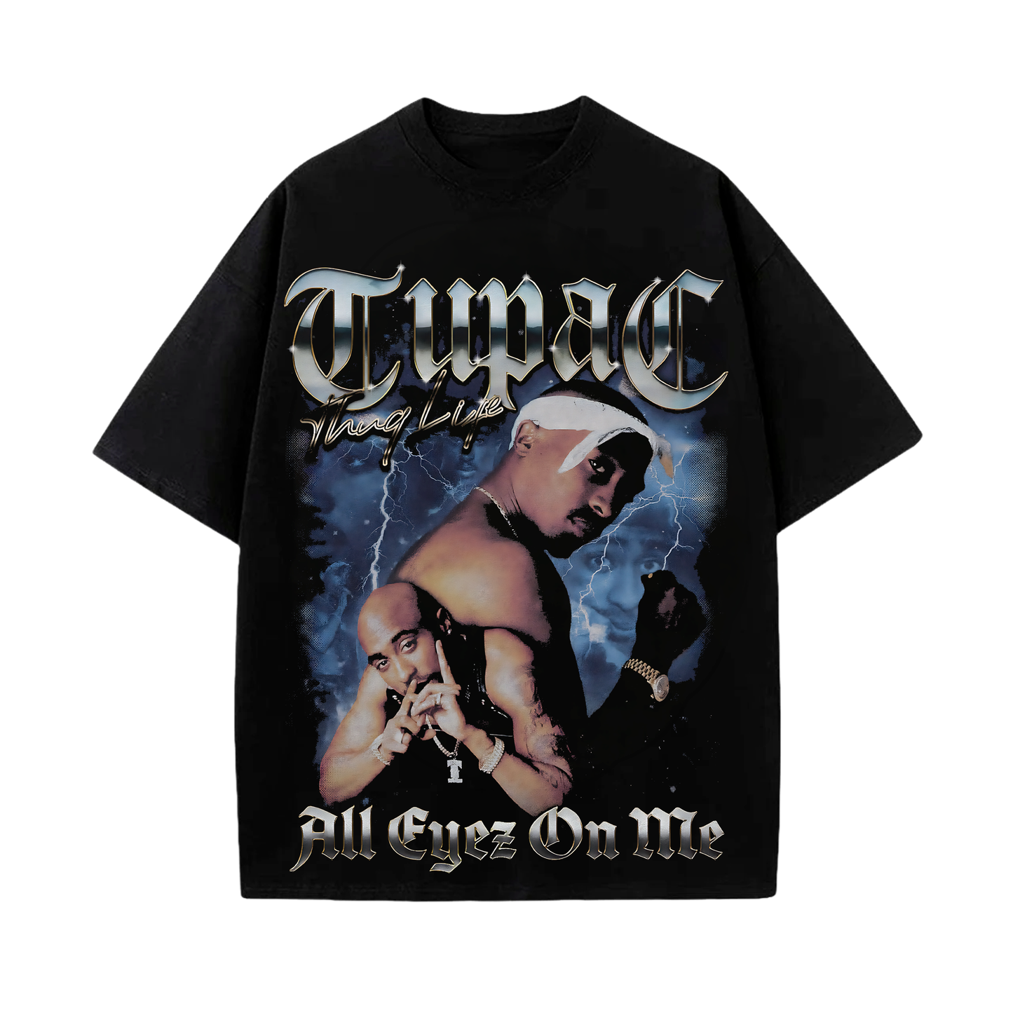 Camiseta Tupac All eyez on me vintage